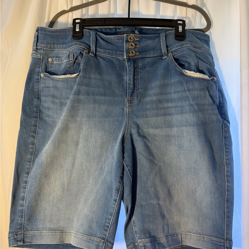 Torrid Light Blue Jean Shorts